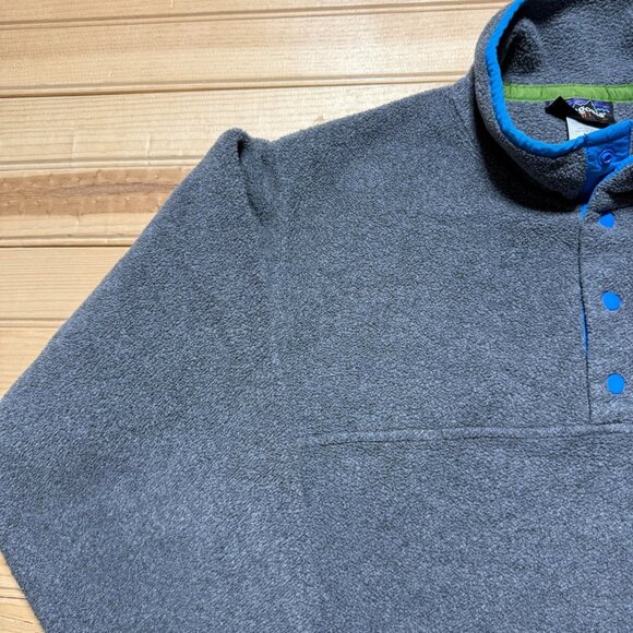 Patagonia Synchilla Snap-T Mock Neck Fleece Pullover Outdoor Jacket - Size XS - Picture 2 of 12